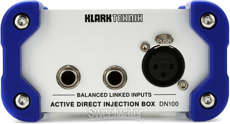 Klark Teknik DN100 V2 1-channel Active Direct Box with Extended Dynamic Range