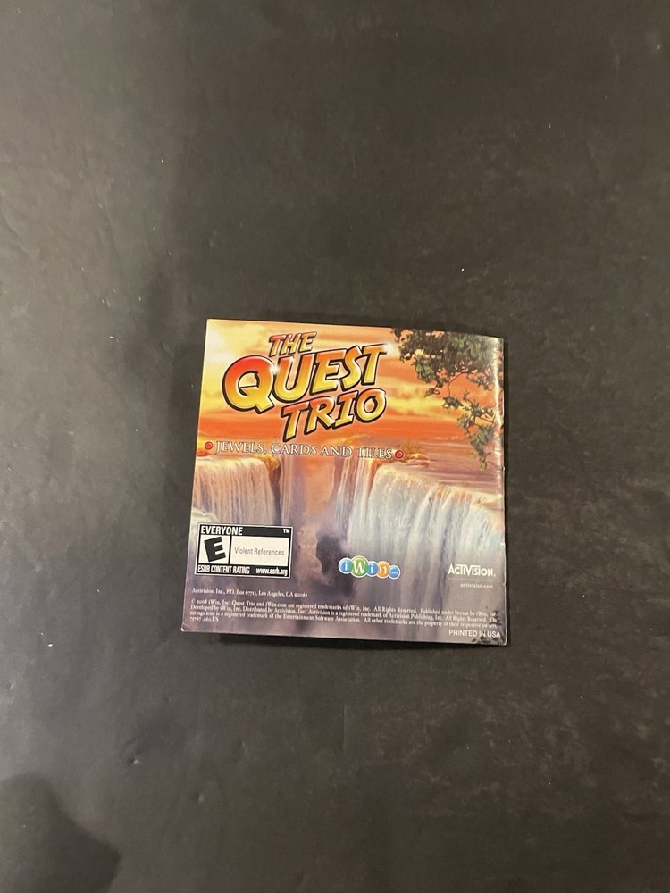 quest trio ds Manual only