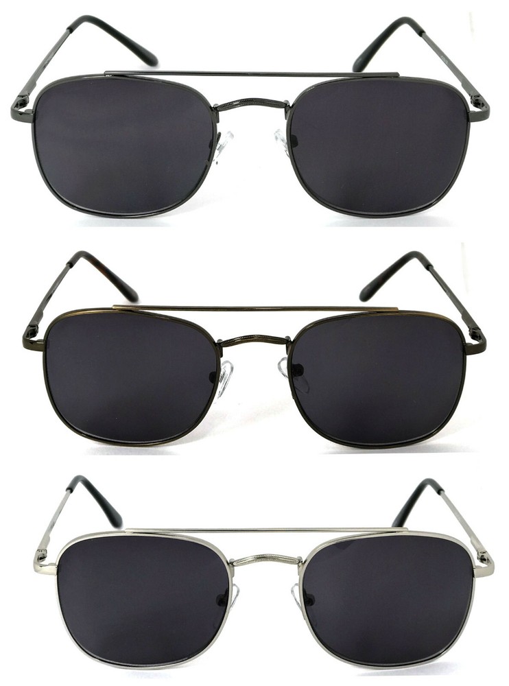 1 or 2 Pair Pilot Large Full Lens (NOT BIFOCAL) Reading Sunglasses Sun Reader