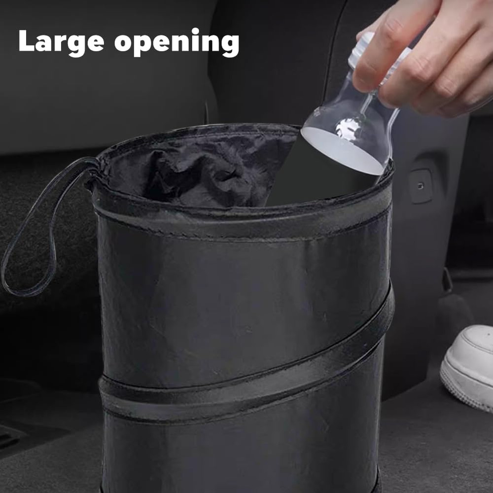 Collapsible Pop-Up Car Trash Can - 2 Pack, Multipurpose Bin for Home & Auto