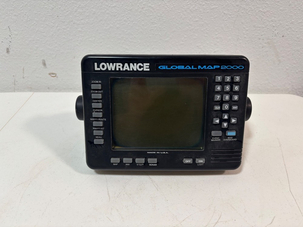 Lowrance GlobalMap 2000 Marine GPS Chartplotter Navigation Global Map Eagle