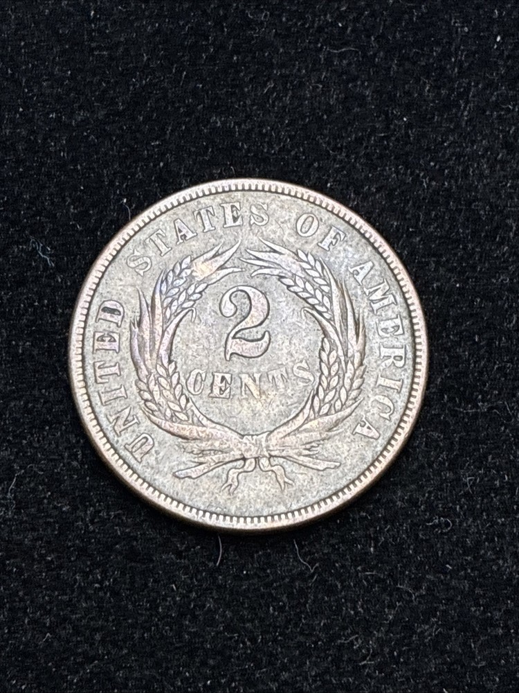 1864 2 Cent Two
