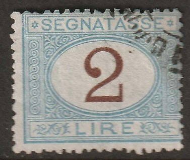 Italy 1870 Sc J15 postage due used