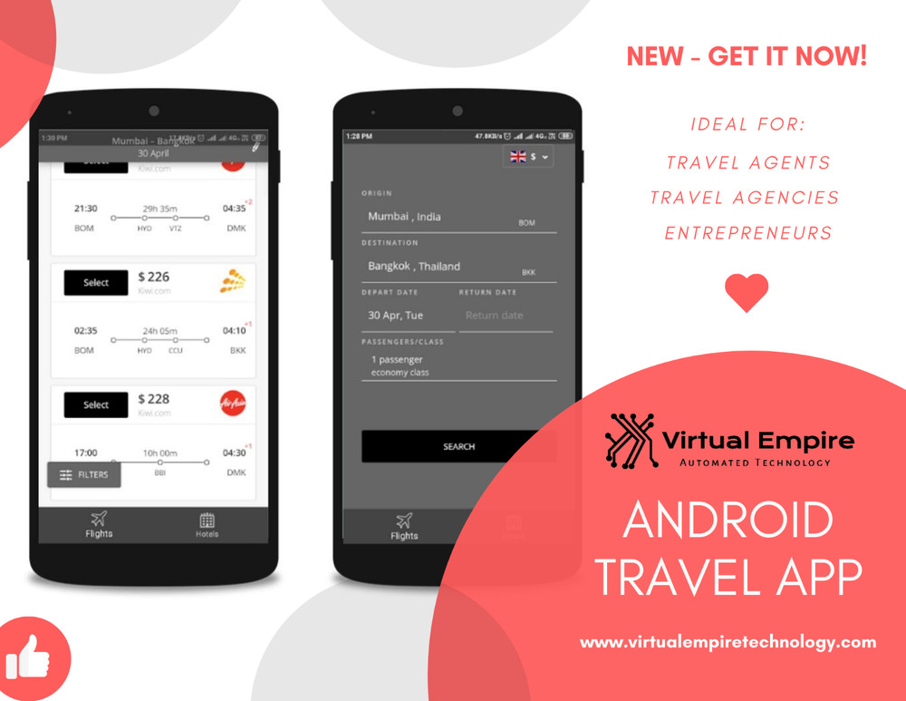Android Travel App Business - Passive Income