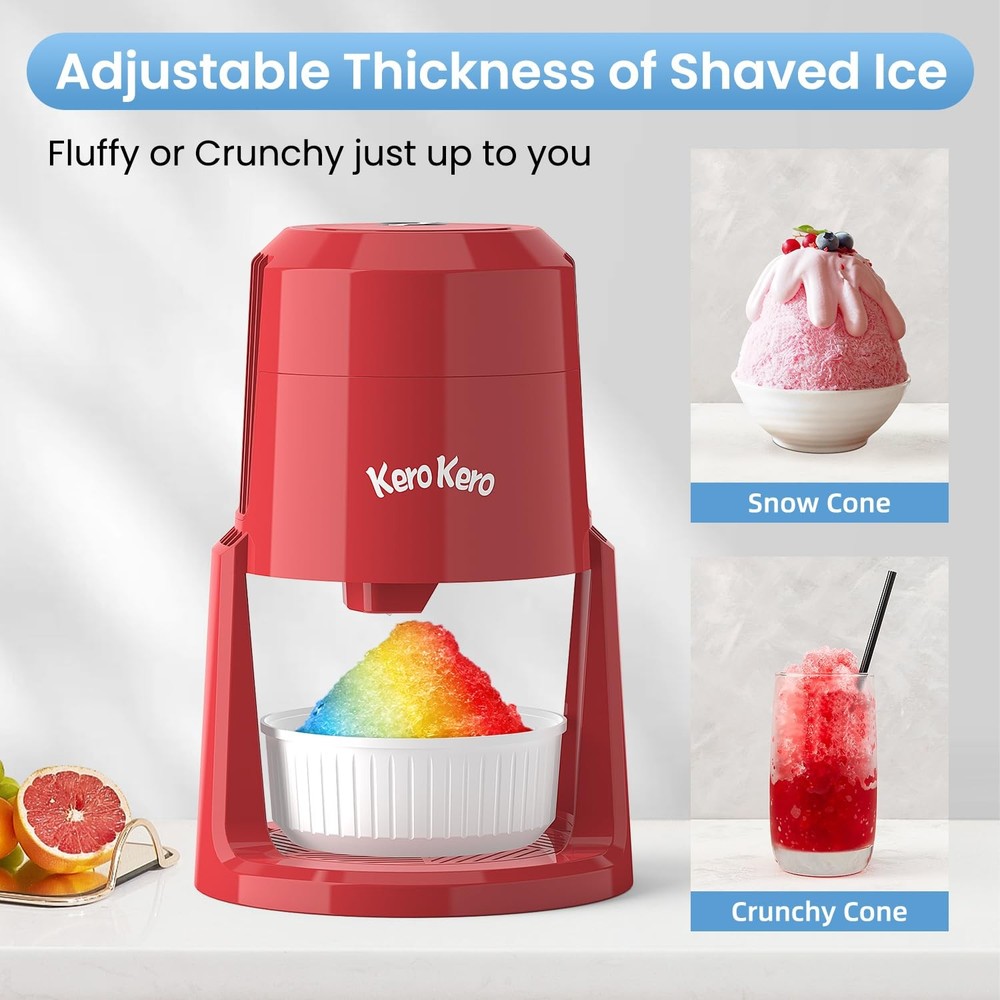 Professional Shaved Ice Machine: RX03 Electric Snow Cone Maker & ICEE Machine...