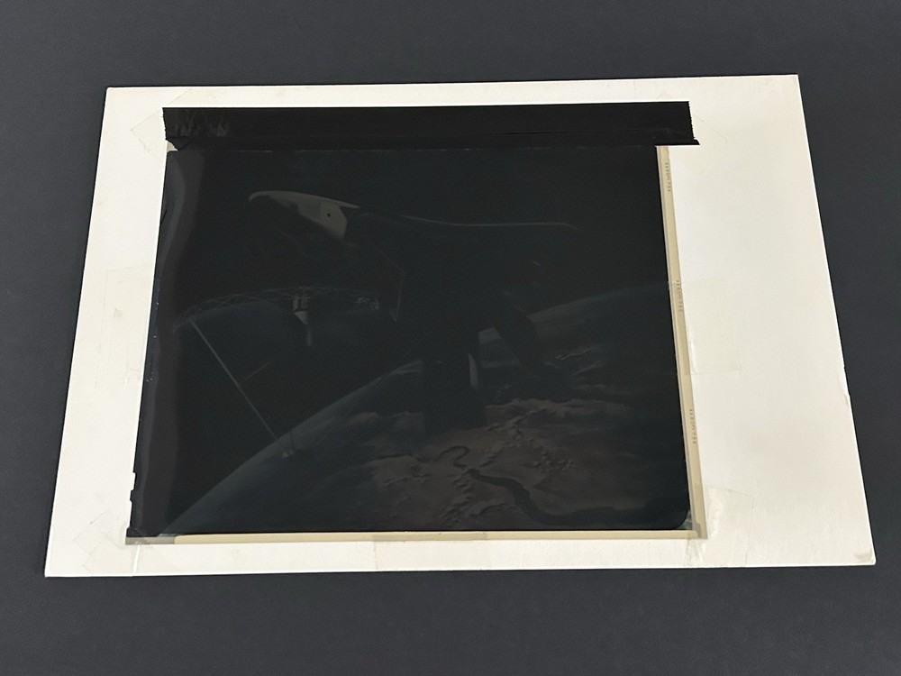 1981 NASA KSC Space Shuttle Orbiter Flight Antenna Presentation Transparency-618