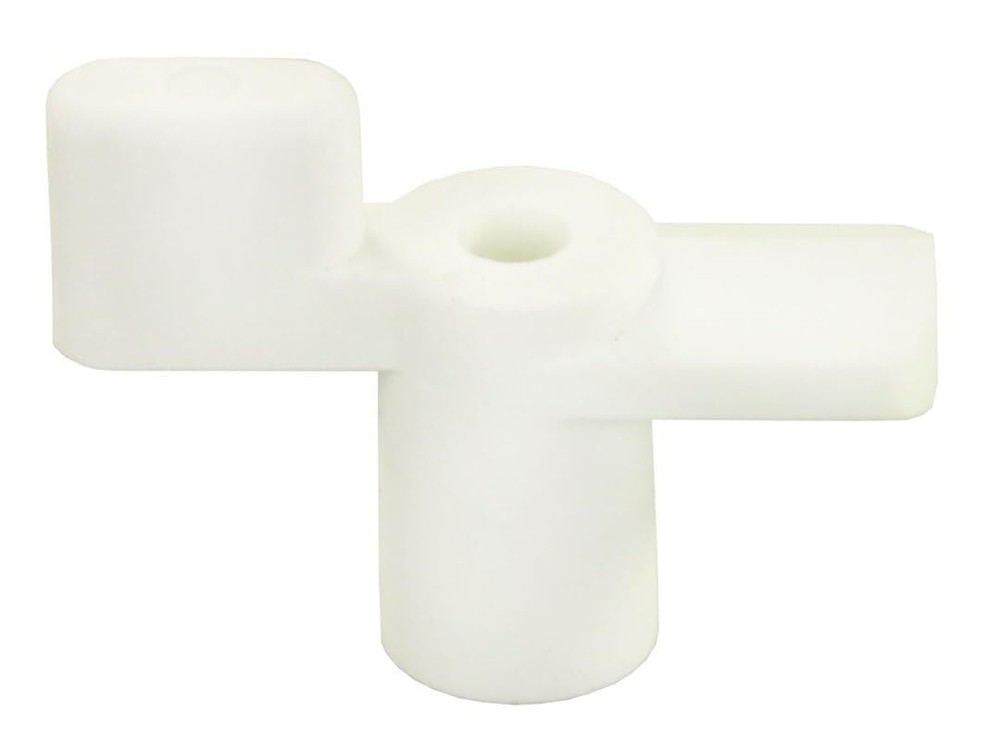 11835 White 1/2" Fold Down Entry Door Hold