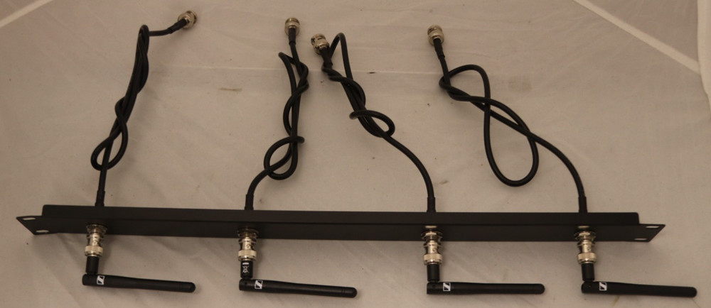 custom made 2u 4 antenna rack plate 4 bnc