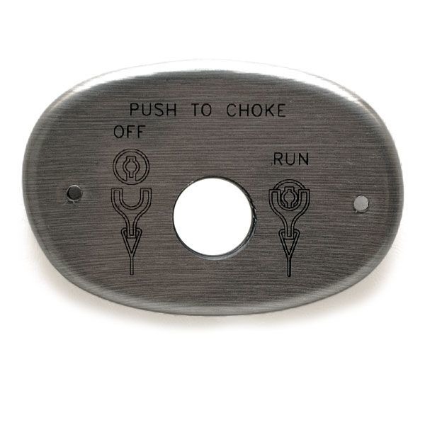 Boat Blank Ignition Switch Panel | 4 x 2 3/4 Inch Brushed Silver