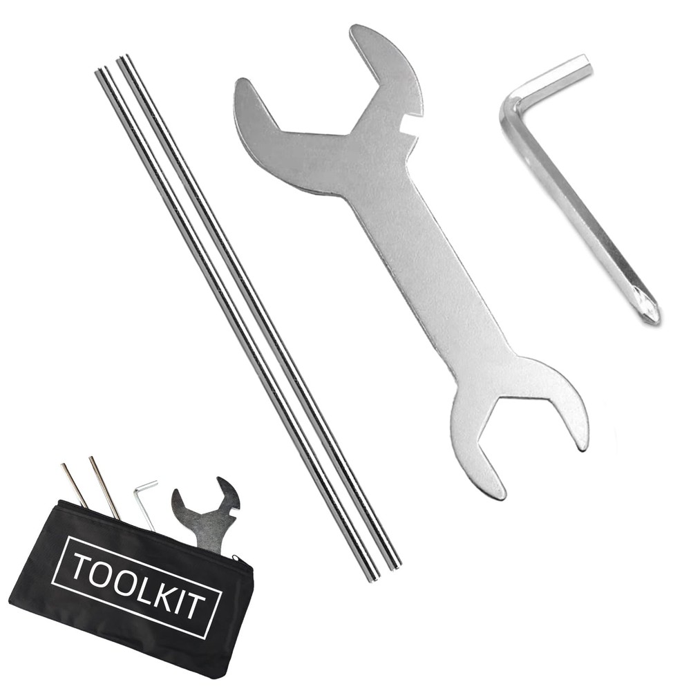 PRIORMAN Dance Pole Tool Kit, Portable Black Toolkit Bag for Silver