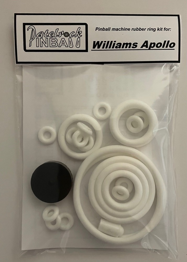 1967 Williams Apollo Pinball Machine Rubber Ring Kit