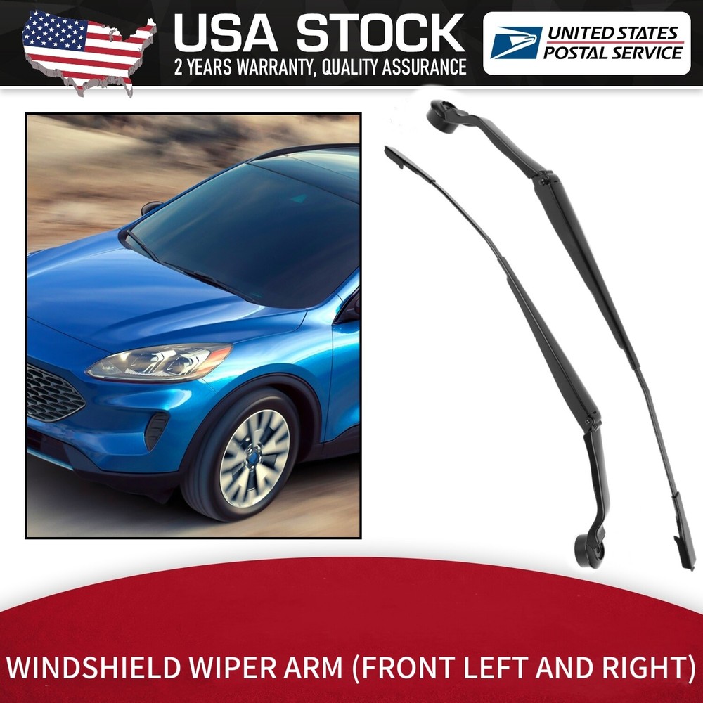 2PCS Driver Passenger Side Windshield Wiper Front Arm For Ford Escape 2013-2019