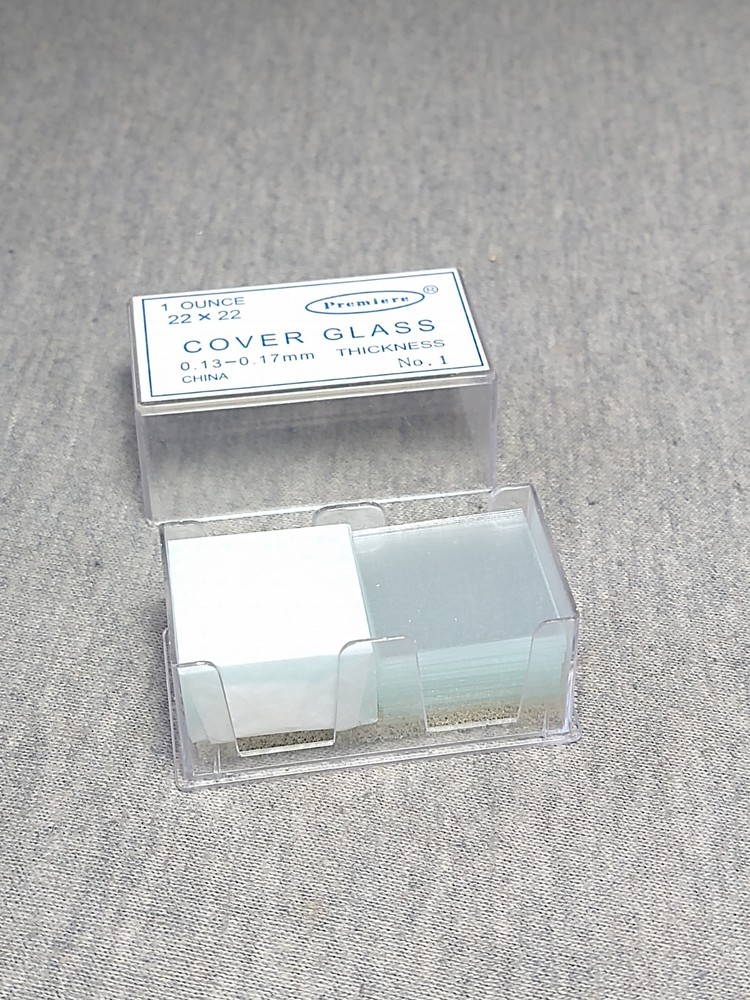 Premiere Microscope Cover Glass No.1 & Microscope Slides ~ TS