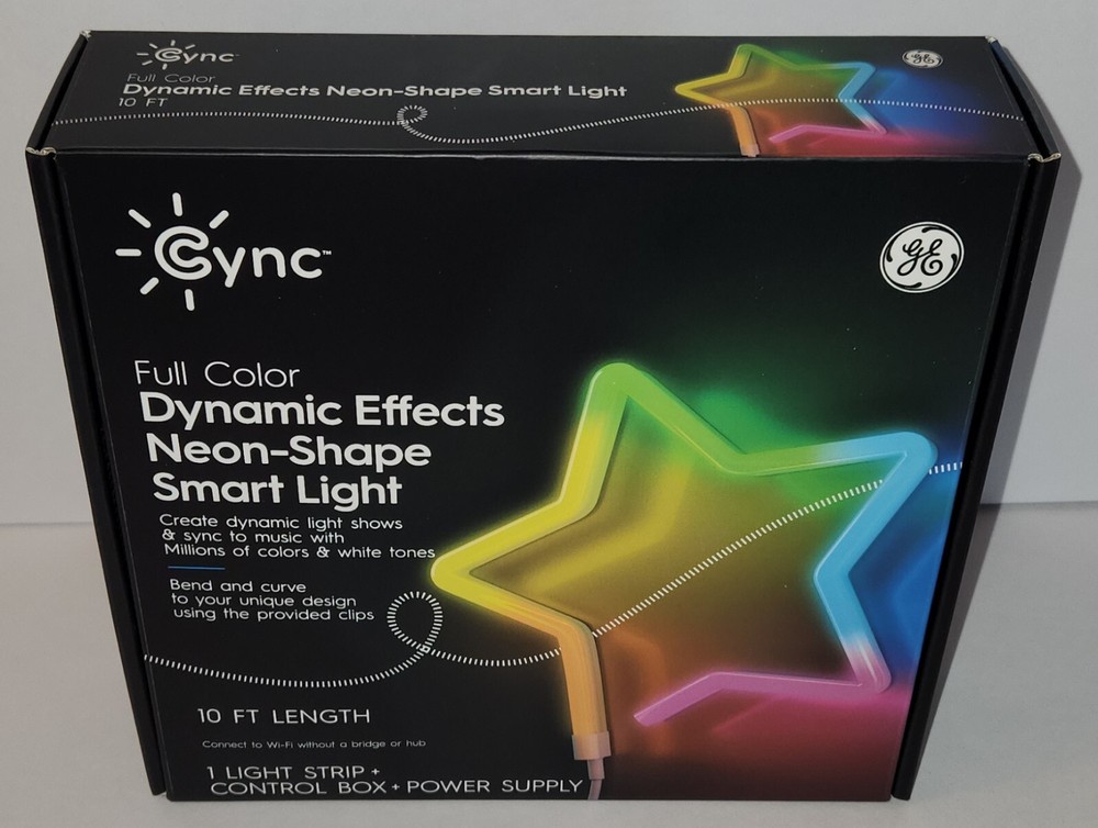 GE Cync Full Color Dynamic Effects Neon-Shape Smart Light