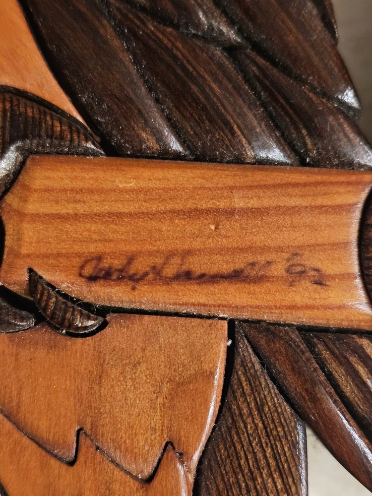 Wooden Parrot Decor