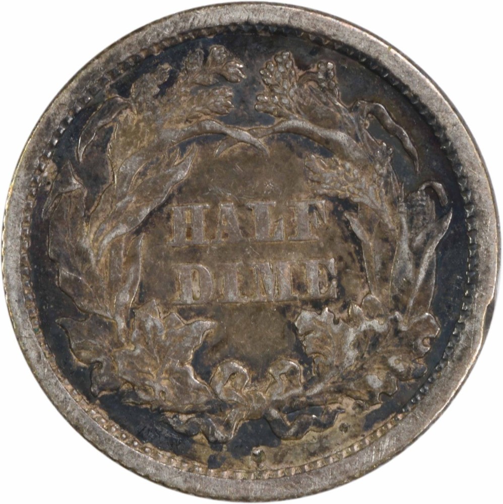 1871 Liberty Seated Silver Half Dime EF Uncertified #312