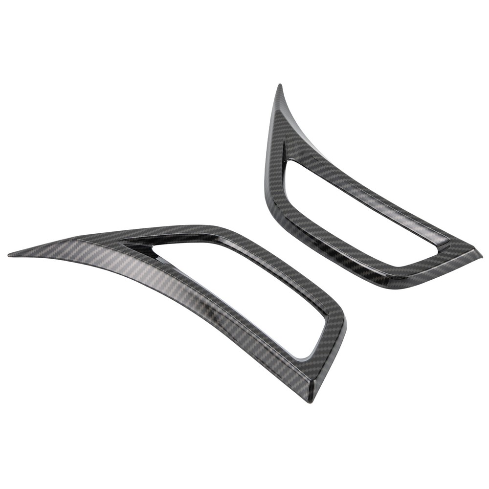 Front Wheel Fender Air Vent Cover Trim For Jeep Wrangler JL JT 18+ Carbon Fiber