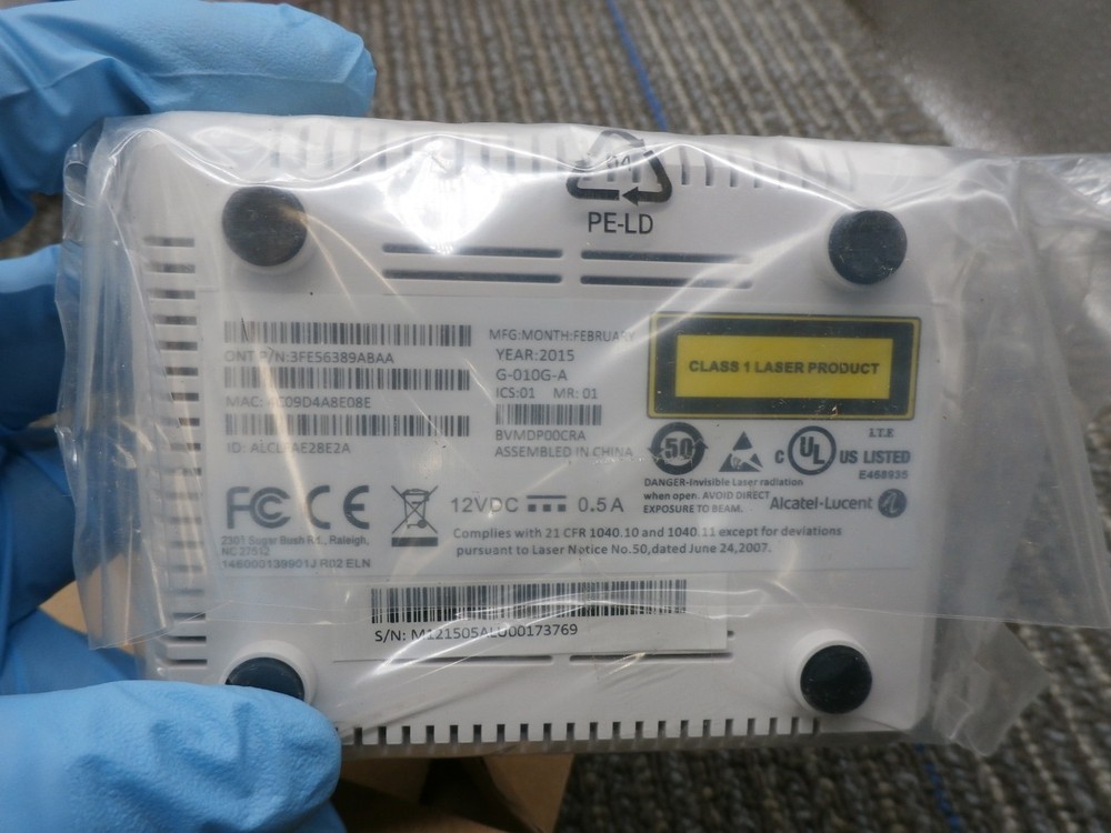 NEW G-010G-A Intertek PON Modem