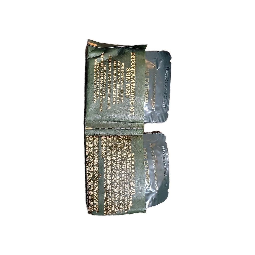 CBRN Decontamination For Training 6 Wipes