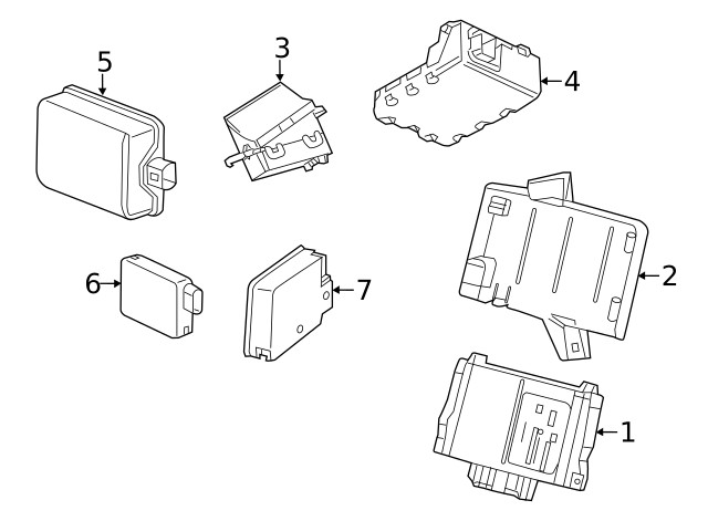 Genuine GM Active Safety Control Module 85579623