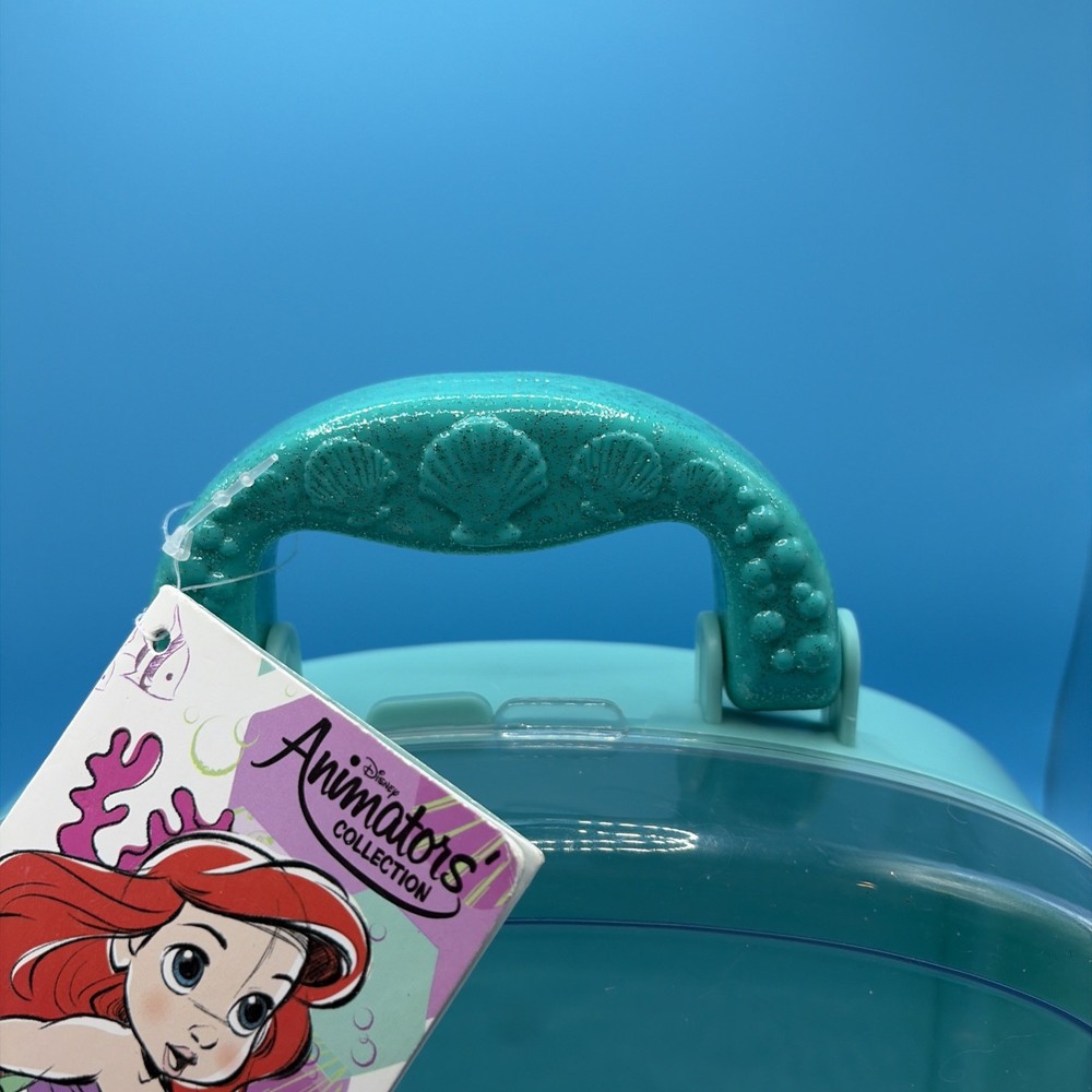 Disney Animator’s Collection Ariel Carry Case Storage Empty Mini Doll Trunk