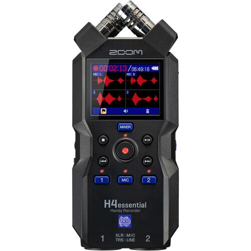 Zoom H4essential 4-Track 32-Bit Float Handy Recorder