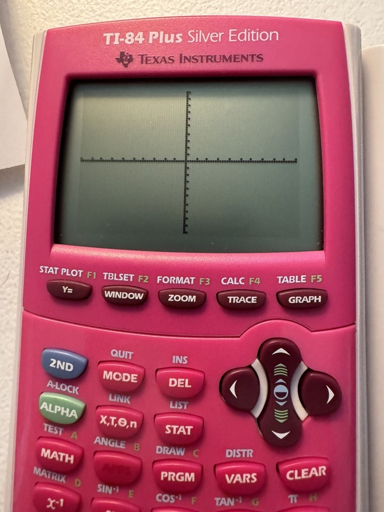 Texas Instruments TI-84 Plus C Silver Edition Graphing Calculator - Pink