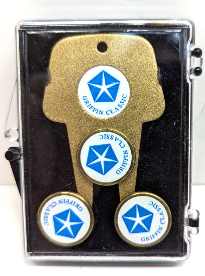 Vintage Griffin Classic Golf Divot Tool W/ Case