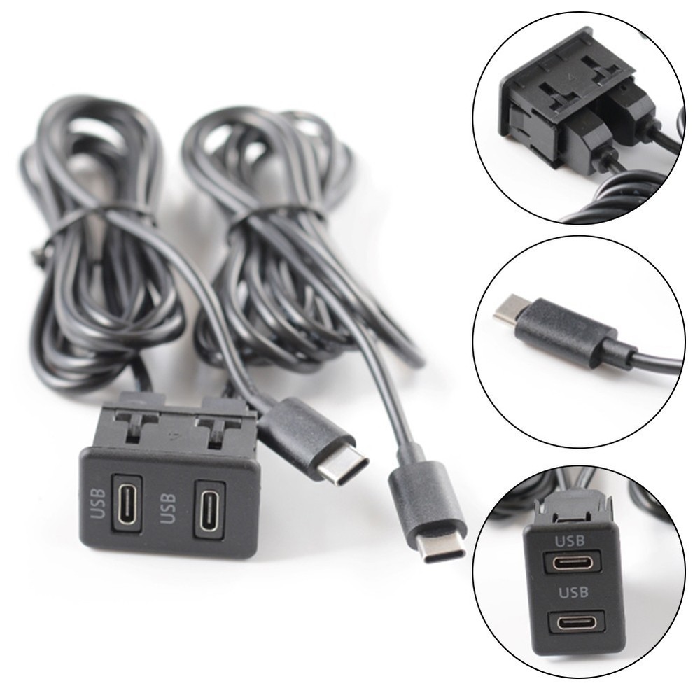 Avoid Clutter Efficiently Use Space with 145cm Type C Interface Socket