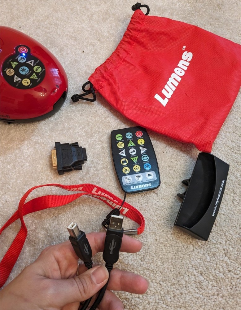 Lumens DC 170 high Definition Document Scanner Works!