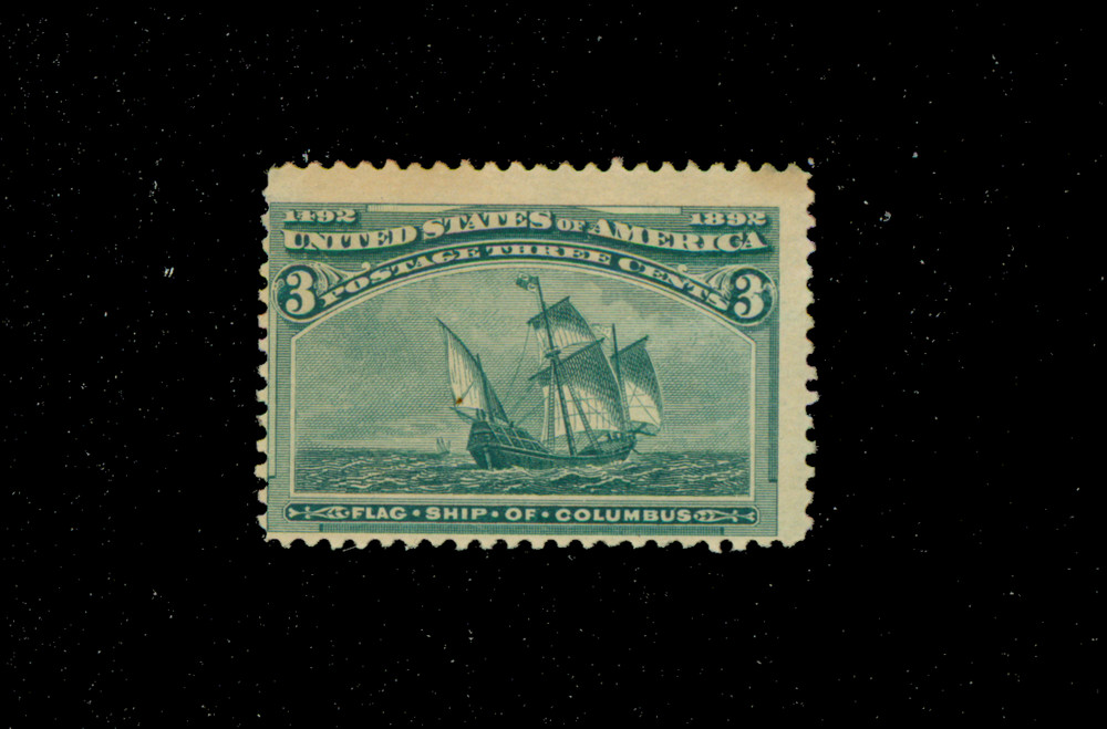 US Scott 232 Unused No Gum, Fine