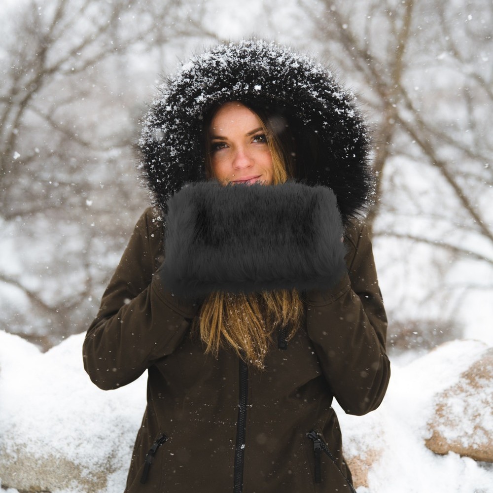 Hand Warmer Bag Portable Hands Muff Hanging Warmer Muff Polyester