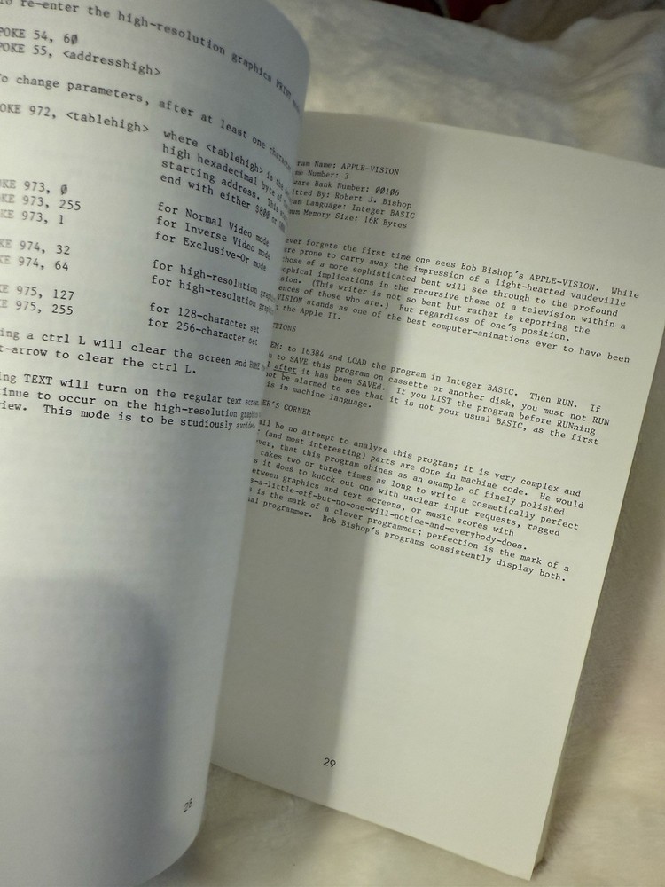 1978 Apple Software Bank Contributed Programs Vol 3-5 Bonus Issue Vintage Book