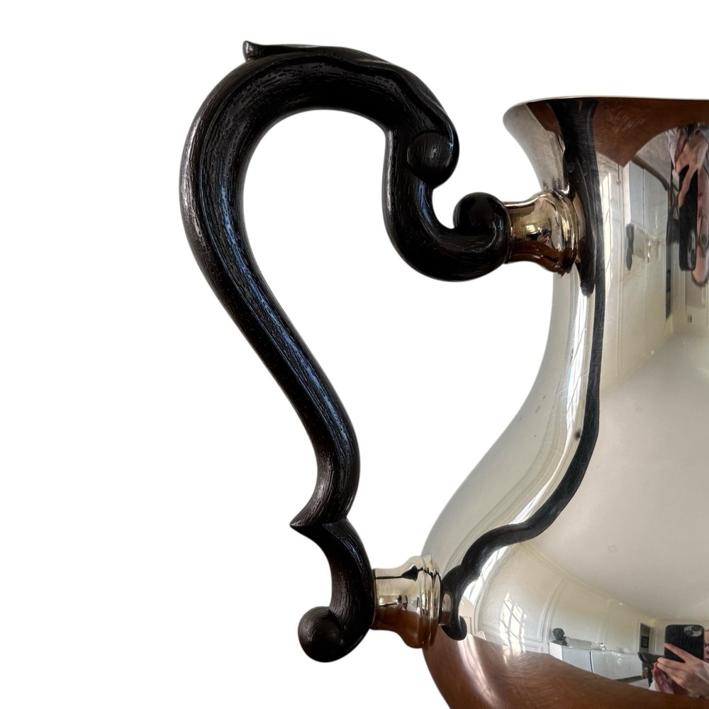 Vintage Gorham Silverplated Scrolling Handle Water Pitcher