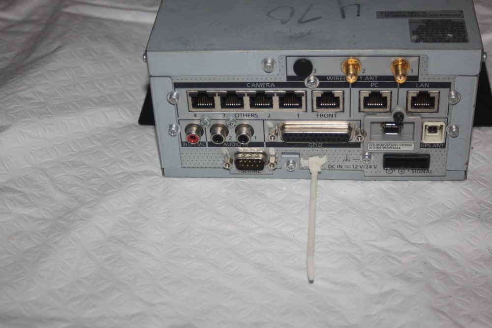 Panasonic Arbitrator WJ-VR30 Video Processing Unit Recording Front End Software