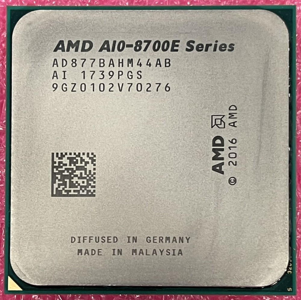 AMD PRO A10-8700E Quad-Core 2.8GHz 2M Socket AM4 Desktop Processor AD877BAHM44AB