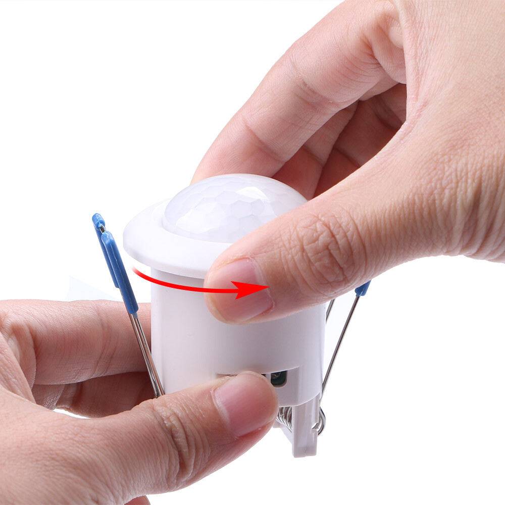 Mini Motion Sensor Switch Ceiling Mount PIR Infrared Movement Detector