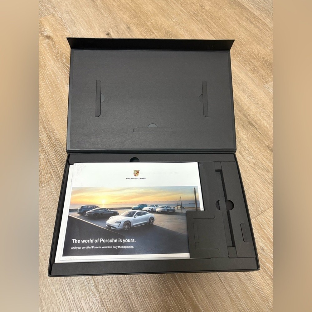 Porsche CPO Presentation Box OEM Documents Booklet