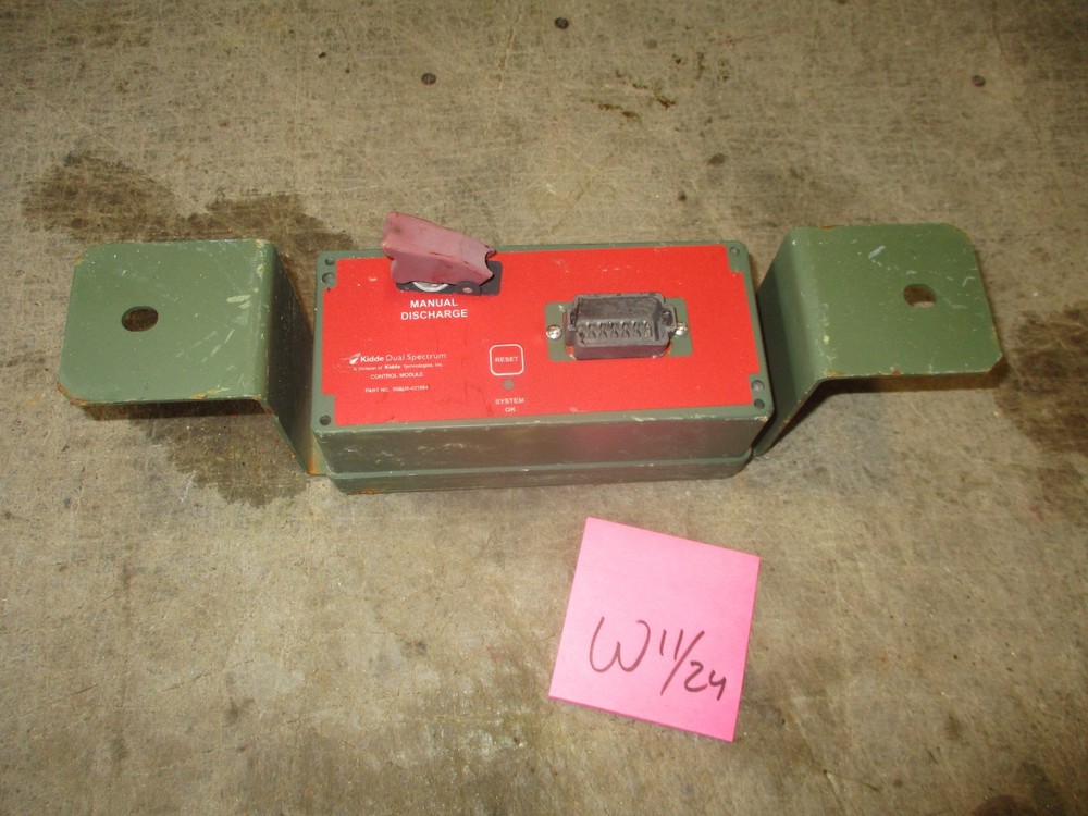 NOS Faded Kidde Dual Spectrum AFES Control Panel w/Man. Switch, HMMWV