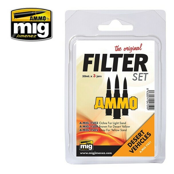 AMMO by MIG Filter Set for Desert Vehicles AMIG7451