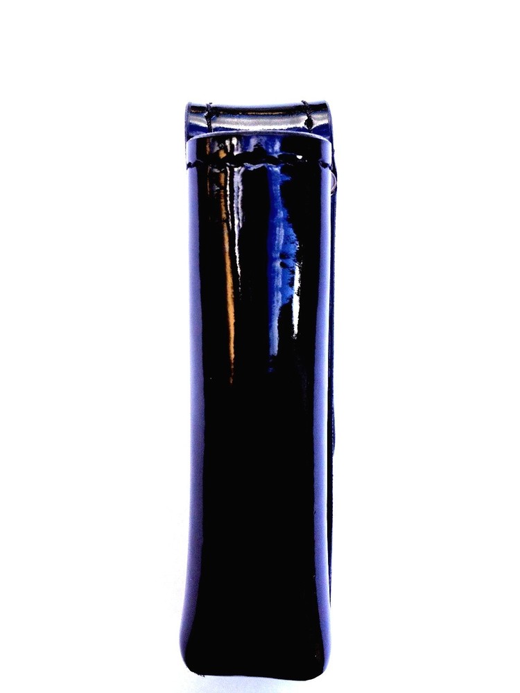 Hi gloss leather expandable baton holder