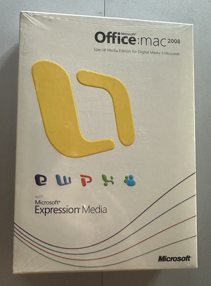 Microsoft Office Mac 2008 with Expression Media NIB
