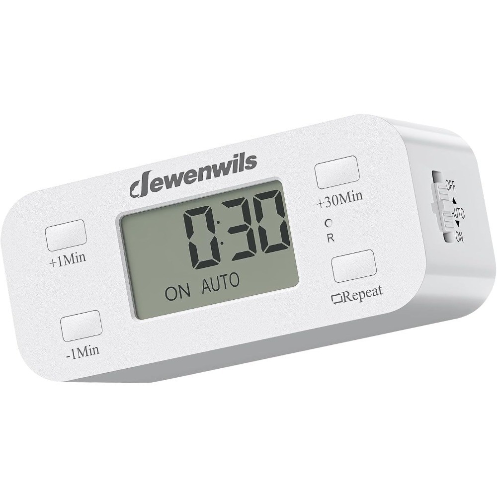 Indoor Countdown Timer Outlet Digital Electrical Timer with Repeat Function Auto