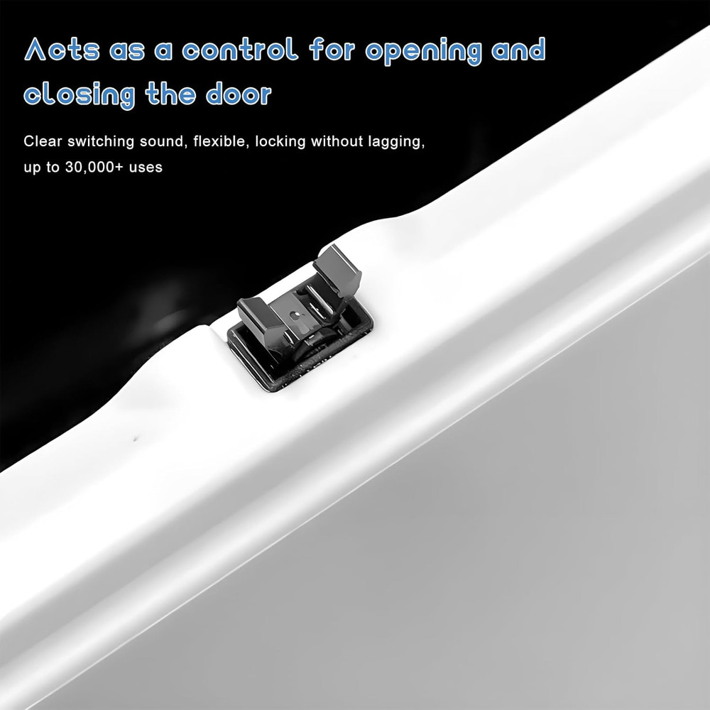 2 PCS Car Sunglasses Holder Catch Latch, Trash Can Lock Self Locking Switch Repl