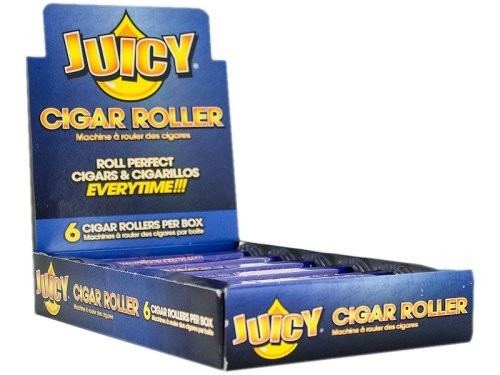 Cigar Roller Machine 120mm - Unflavored Rolling Papers, Pack of 6, Easy Use
