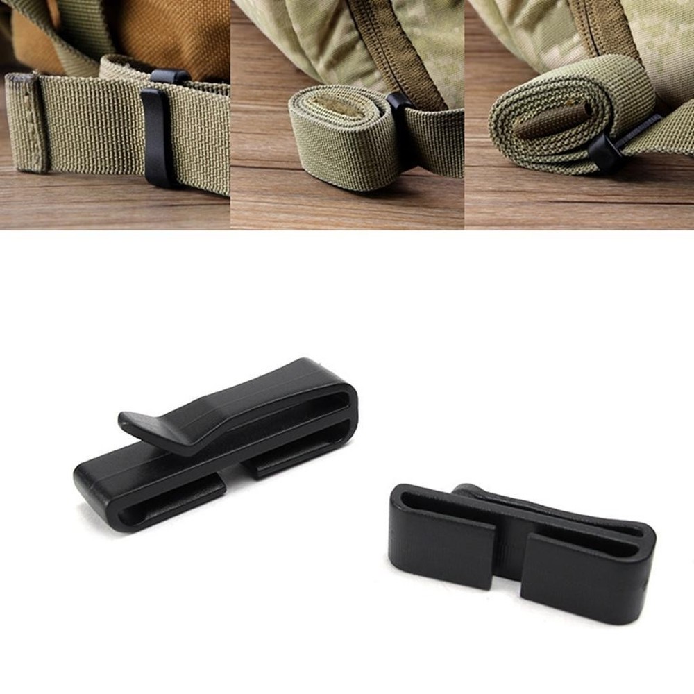 Webbing Ending Clip Buckle Adjusting Strap 29mm
