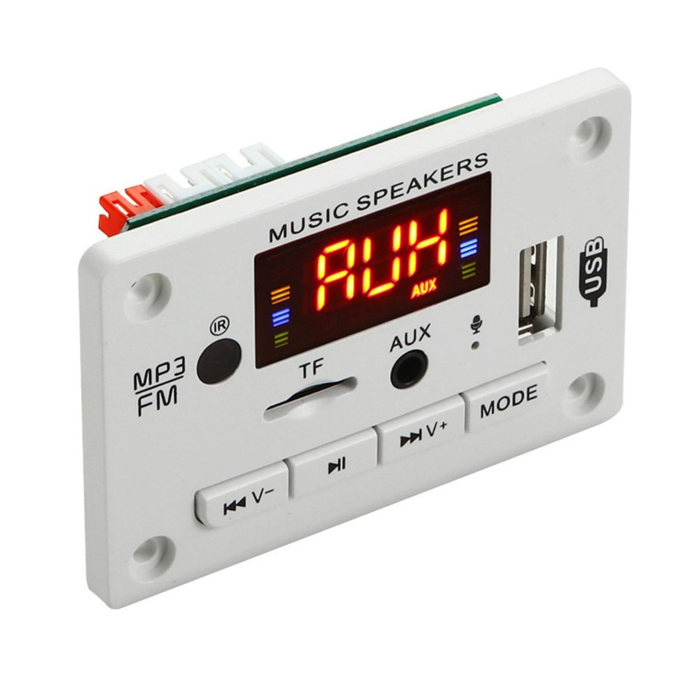 12V Bluetooth 5.0 USB AUX TF FM Car Audio Digital Decoder Board Module new