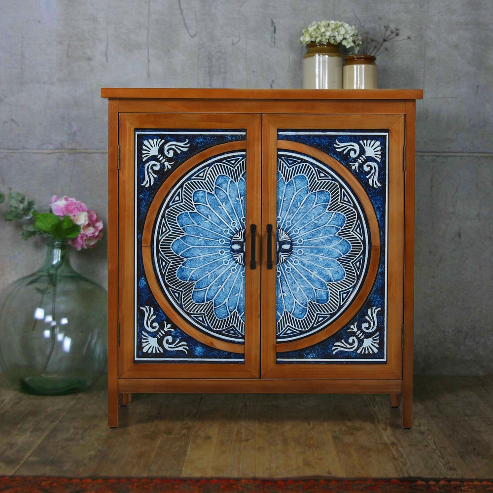 Accent Storage Cabinet 2 Doors Decorative Cabinet Buffet & Sideboard