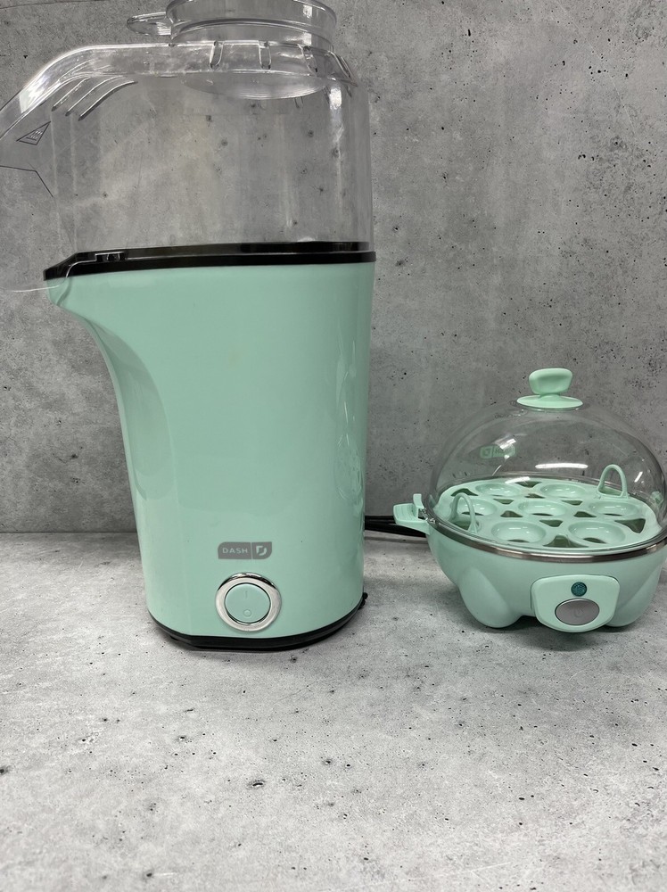 DASH Rapid Egg Cooker + Dash popcorn Maker Appliance Lot Combo!