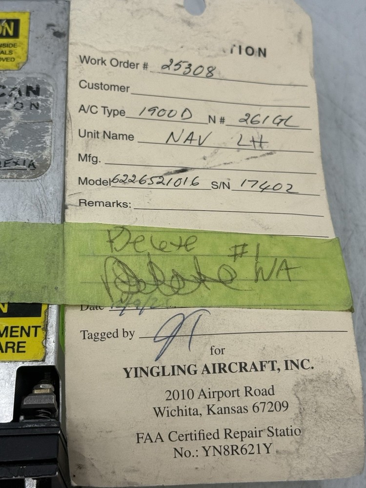 Collins NAV Controller CTL32 622-6521-016 READ